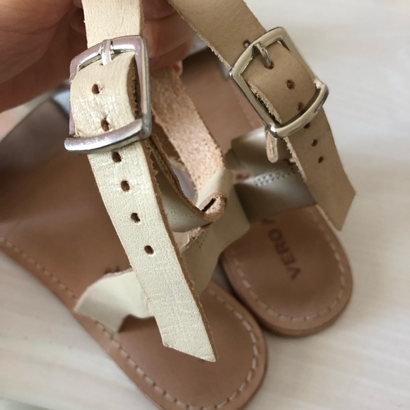 Vero Moda Metallic Leather Strap Sandal - Picture 7 of 10